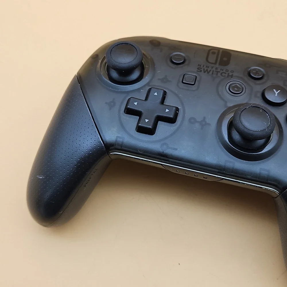 2 Nintendo Switch Pro Controllers Wireless OEM Black Gamepad Controller Lot